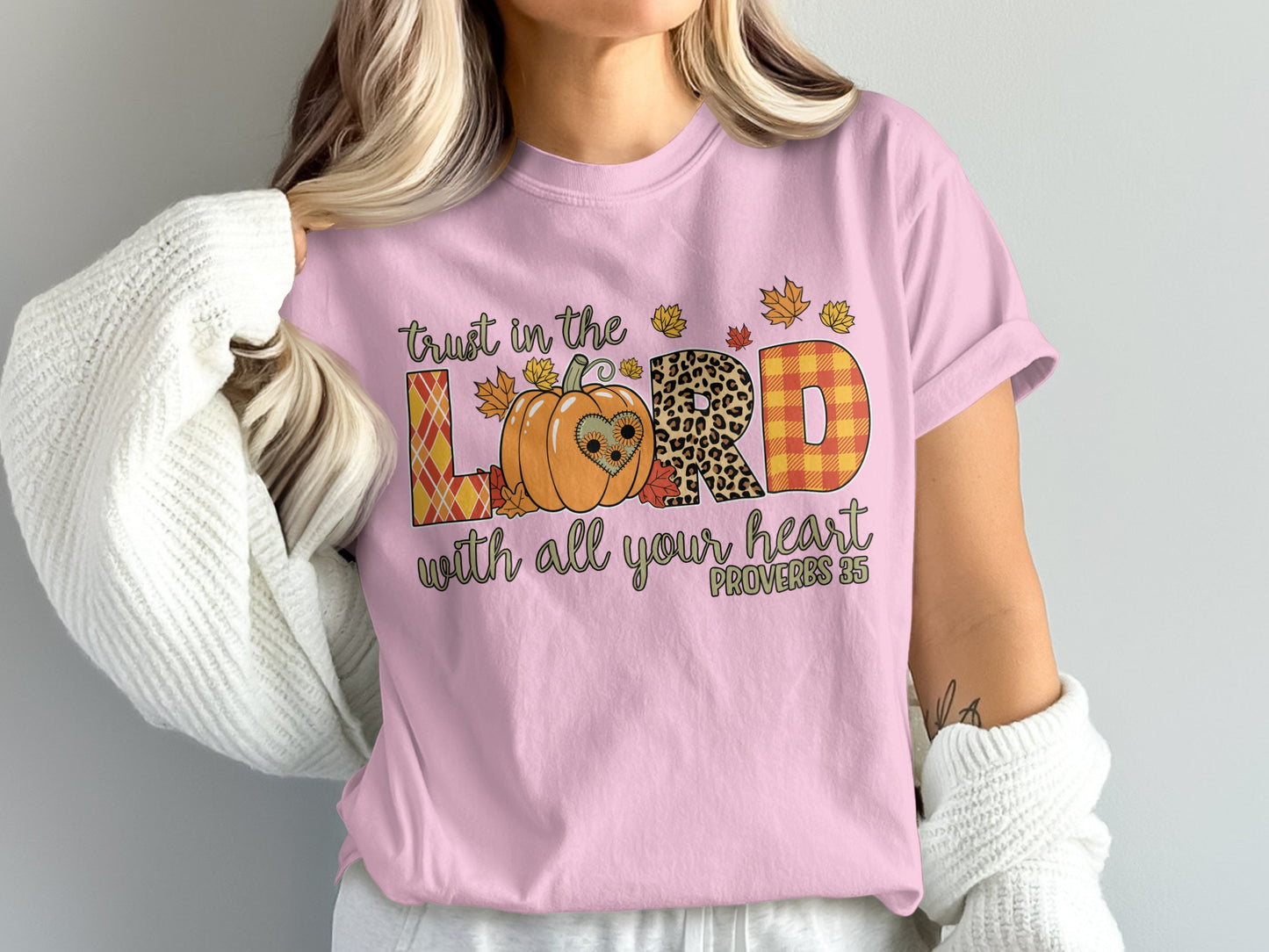 Trust in the Lord with All Your Heart Proverbs 3:5 Shirt