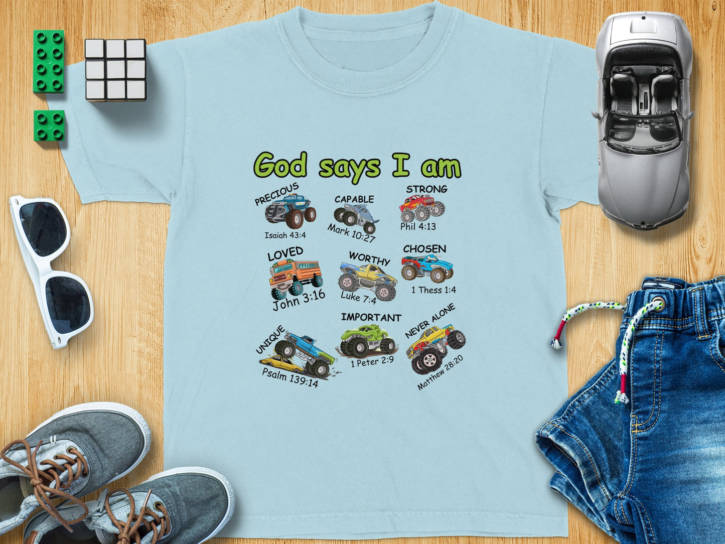 God Says I Am Motivational Christian T-Shirt