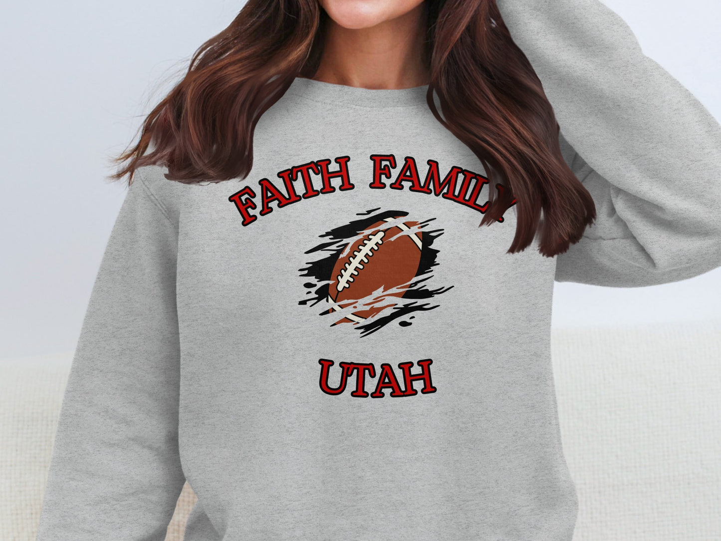 Faith Family Utah Graphic Sweatshirt product