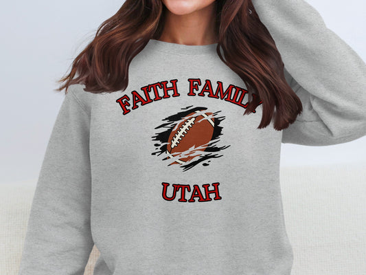Faith Family Utah Graphic Sweatshirt product