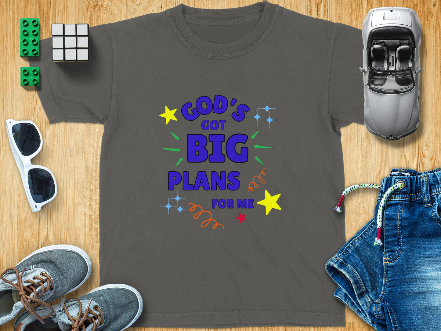 God's Got Big Plans For Me Kids T-shirt