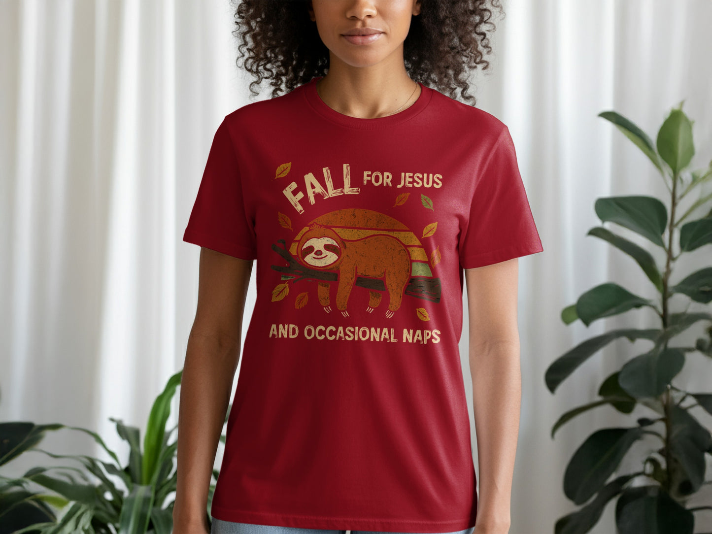 Fall for Jesus and Occasional Naps T-Shirt