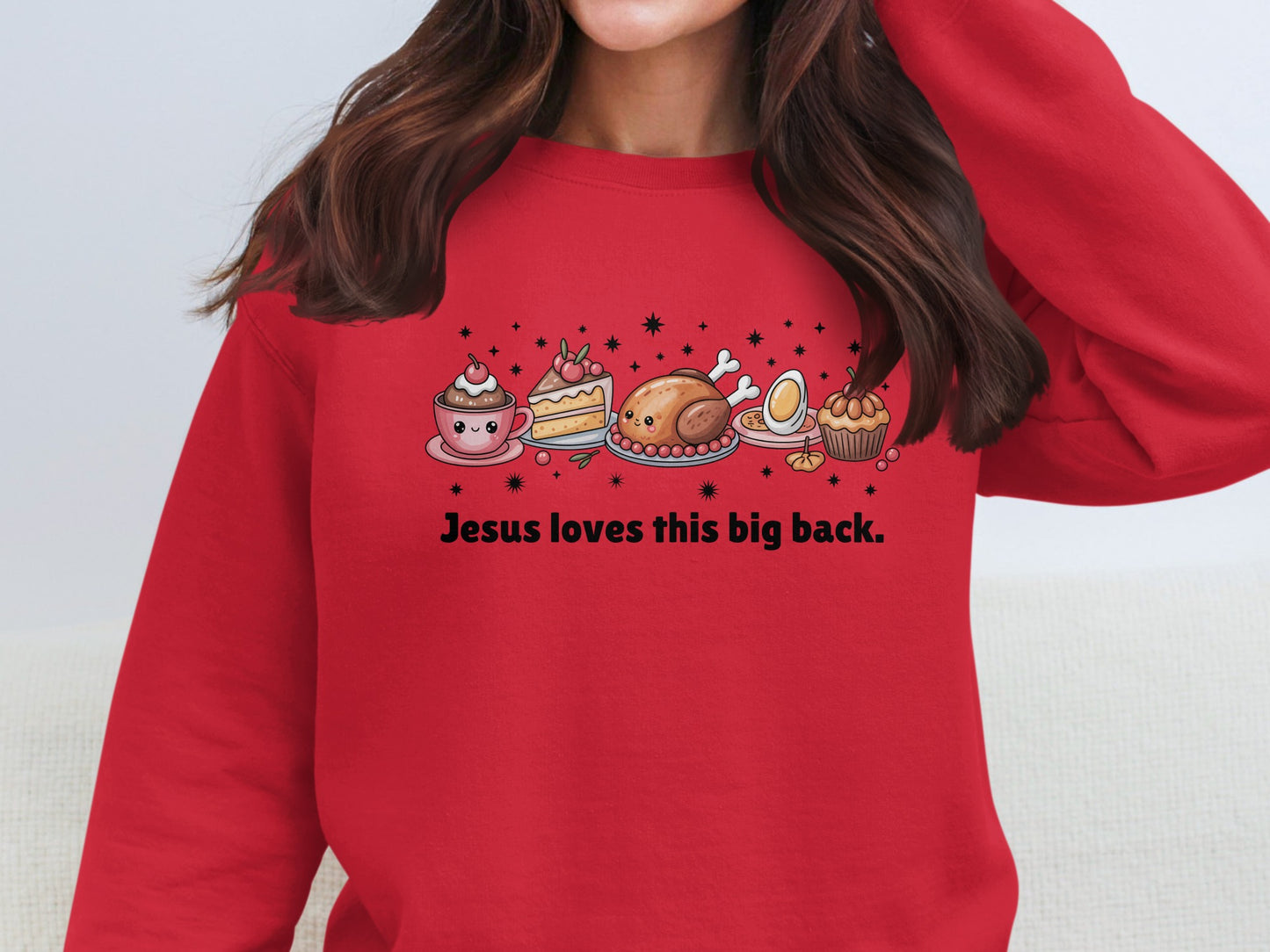 Jesus Loves This Big Back Sweatshirt