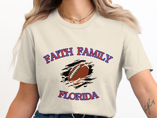 Faith Family Florida Graphic T-shirt Product