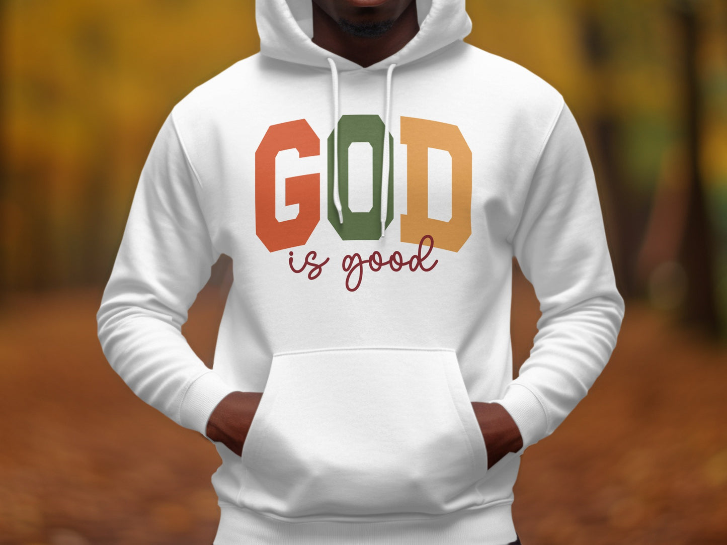GOD is good with colorful letters product