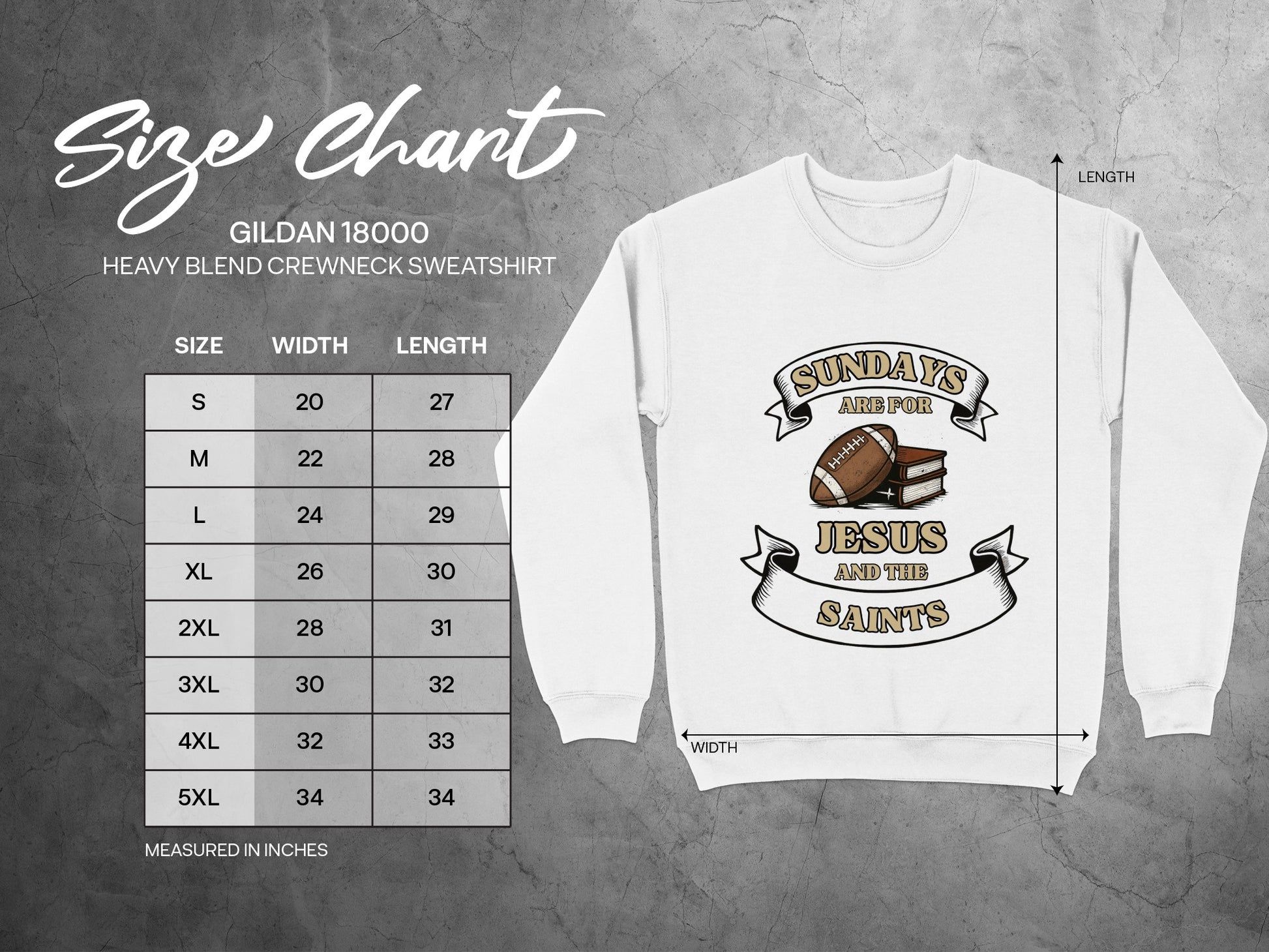 Sundays Are For Jesus And The Saints Sweatshirt product type