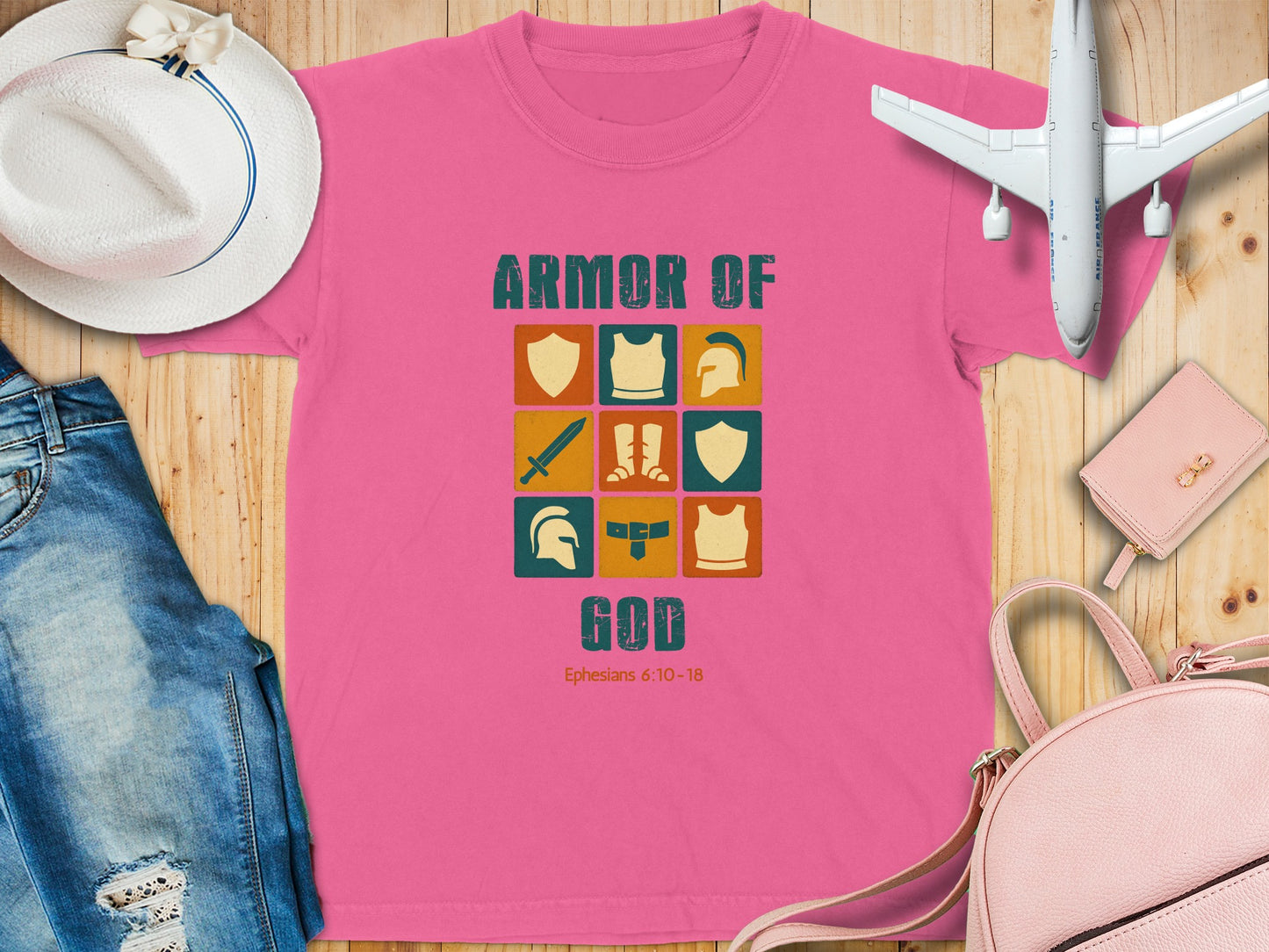 Armor of God Ephesians 6 10-18 Graphic Shirt