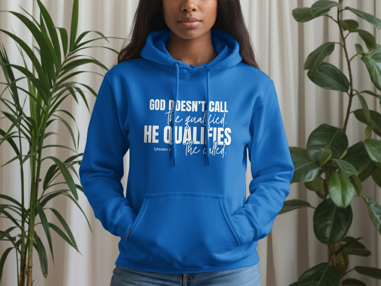 God Doesn't Call The Qualified Hoodie product