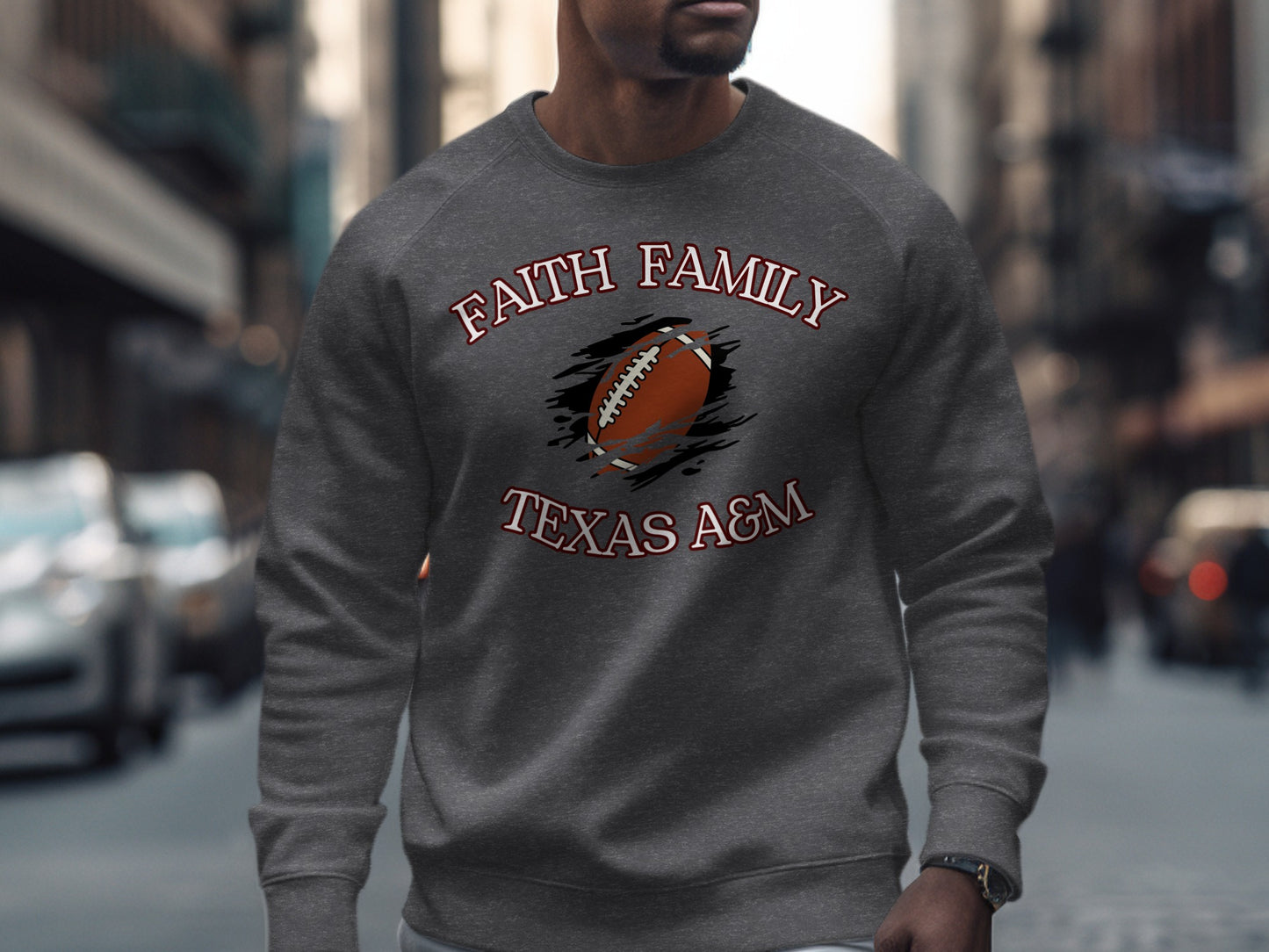 Faith Family Texas A&M Football Sweatshirt product