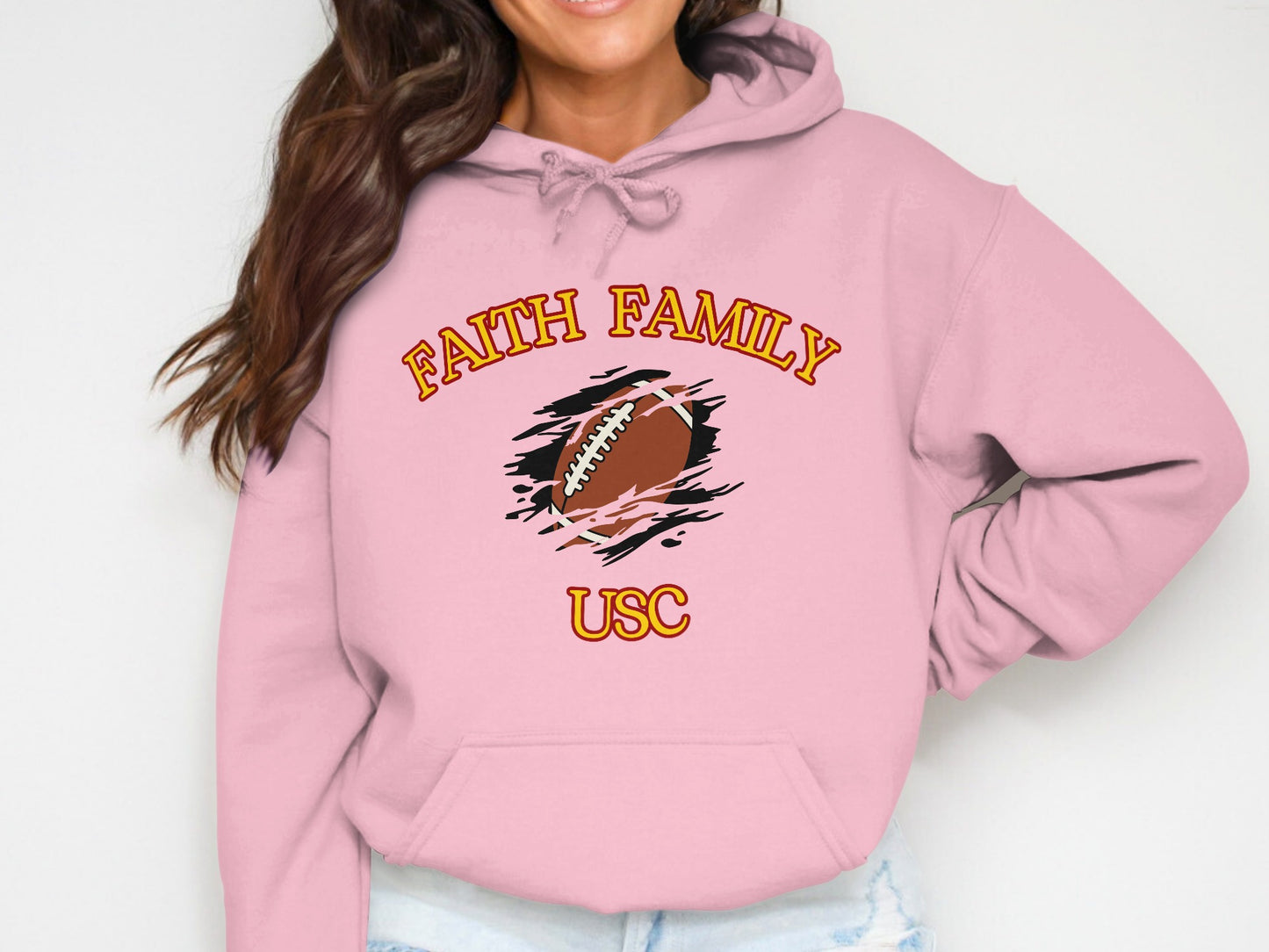 Faith Family USC Football Graphic Hoodie product
