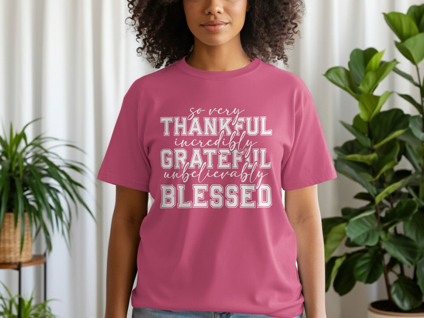 So Very Thankful Grateful and Blessed TShirt