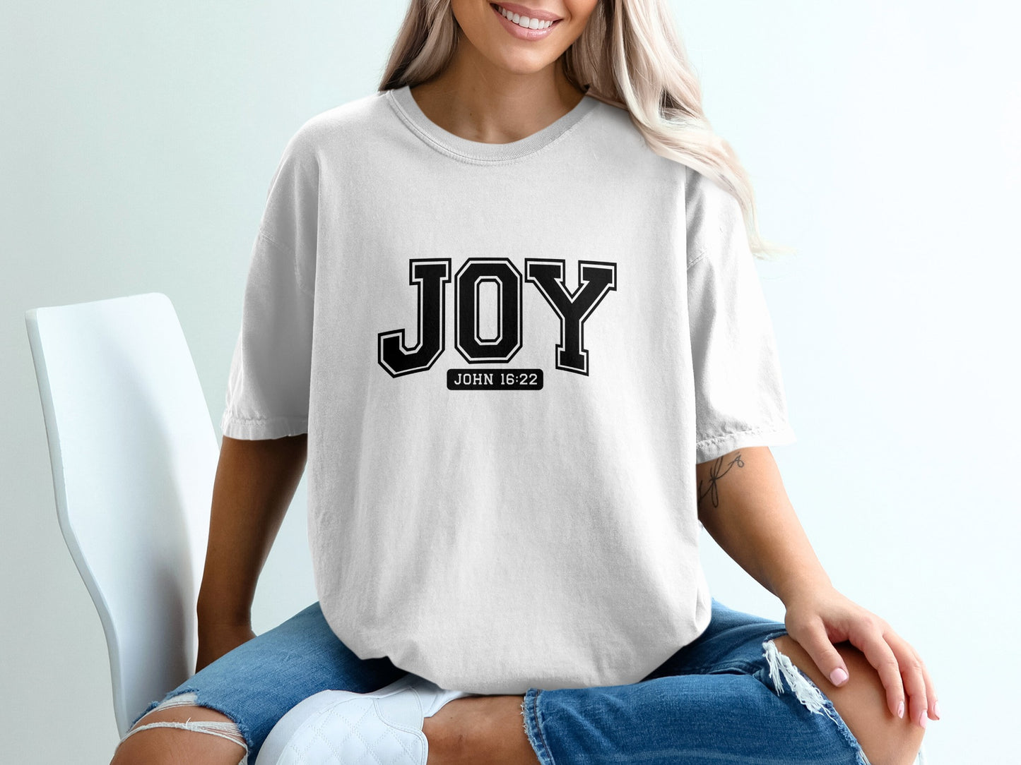 JOY John 16 22 Graphic T-shirt Product