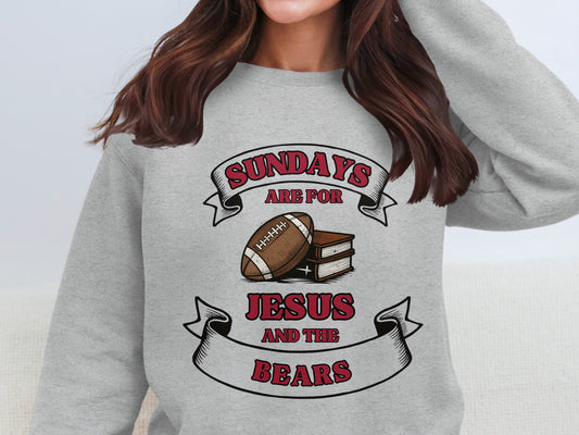 Sundays Are For Jesus And The Bears Sweatshirt product type