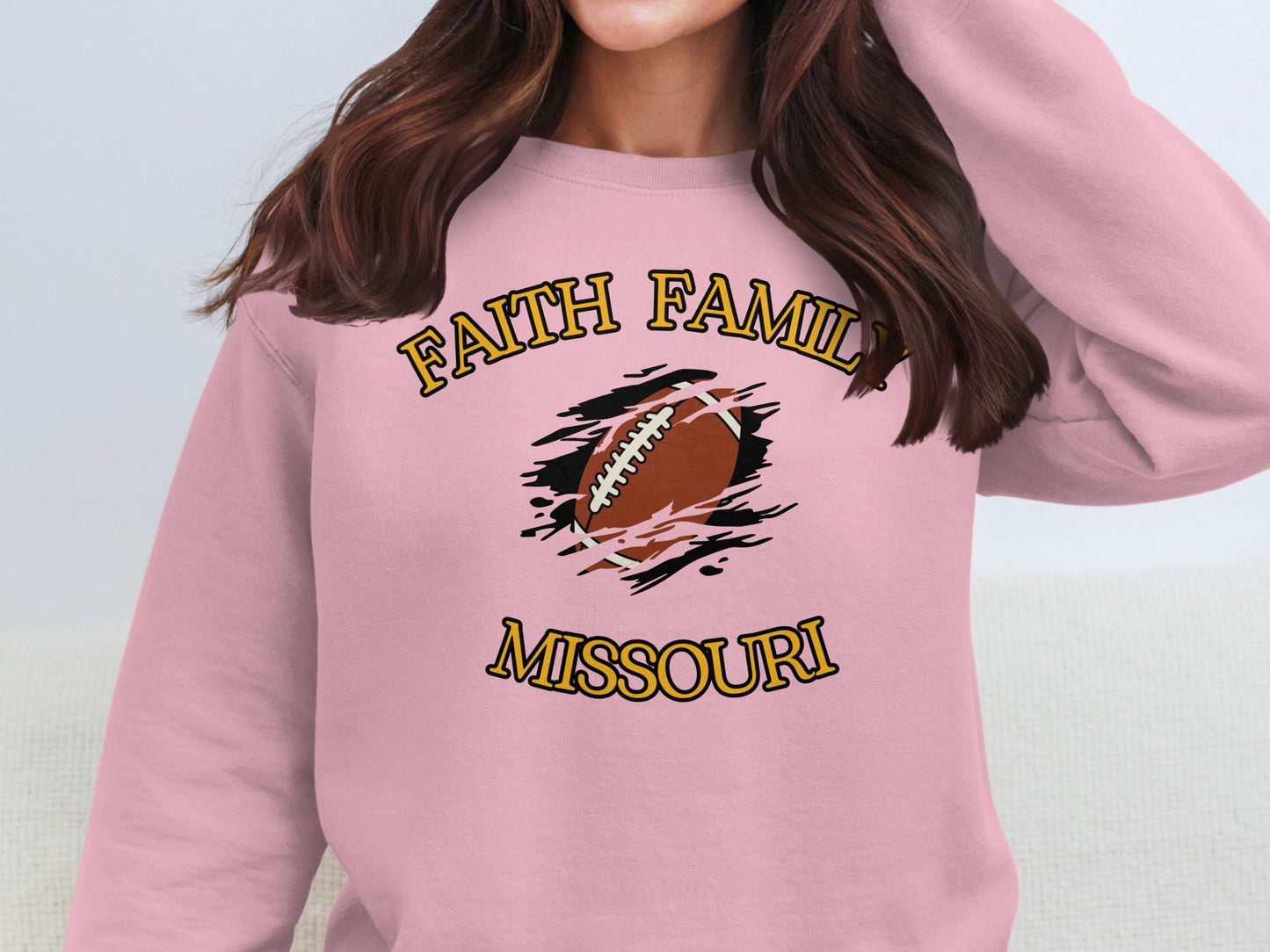 Faith Family Missouri Football Sweatshirt product type