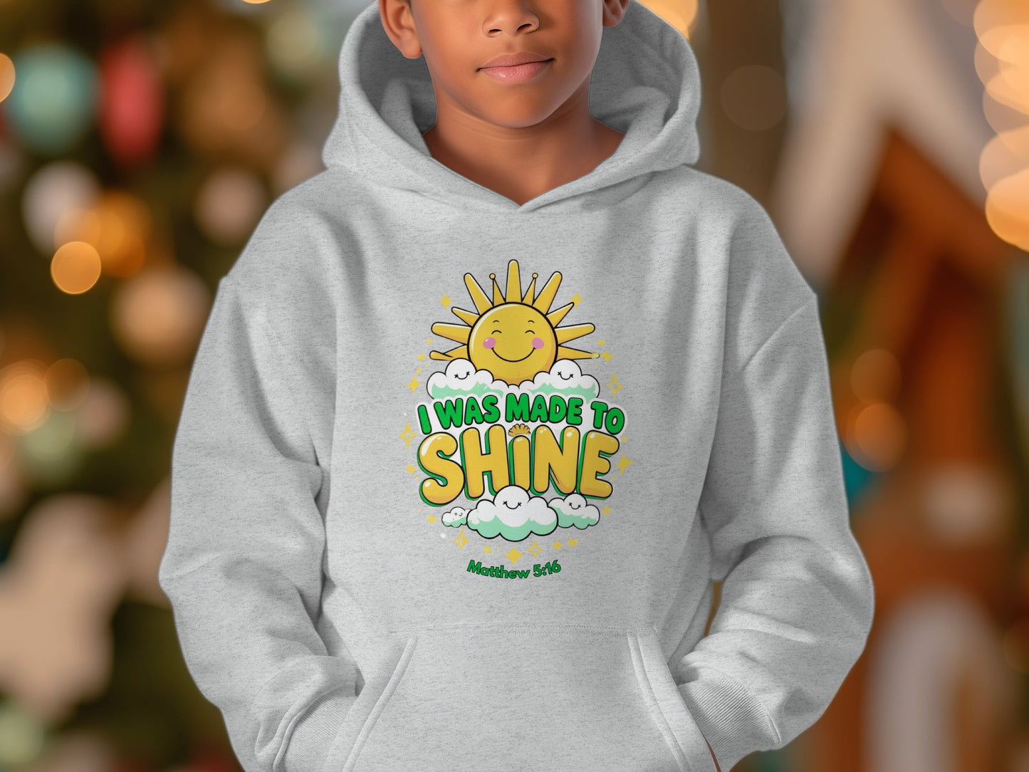 I Was Made to Shine Matthew 5:16 Hoodie product