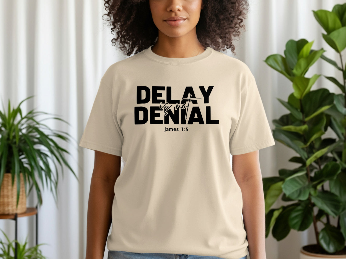 Inspirational Delay Is Not Denial Quote Shirt product