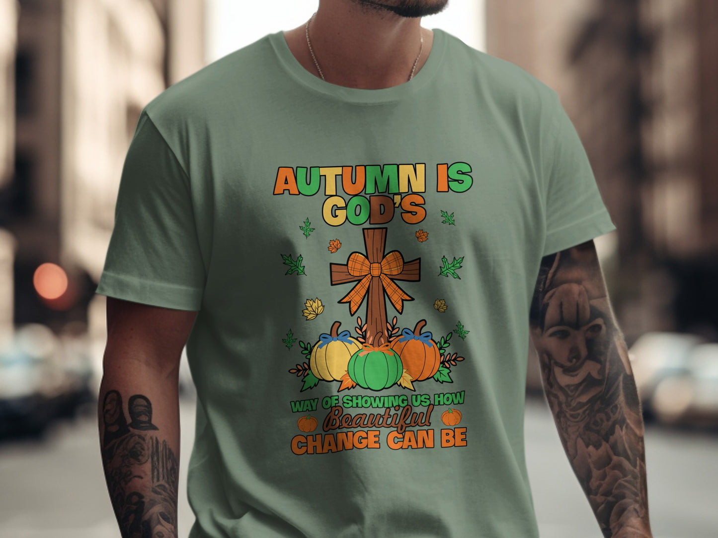 Autumn Is God's Way Beautiful Change Can Be Shirt