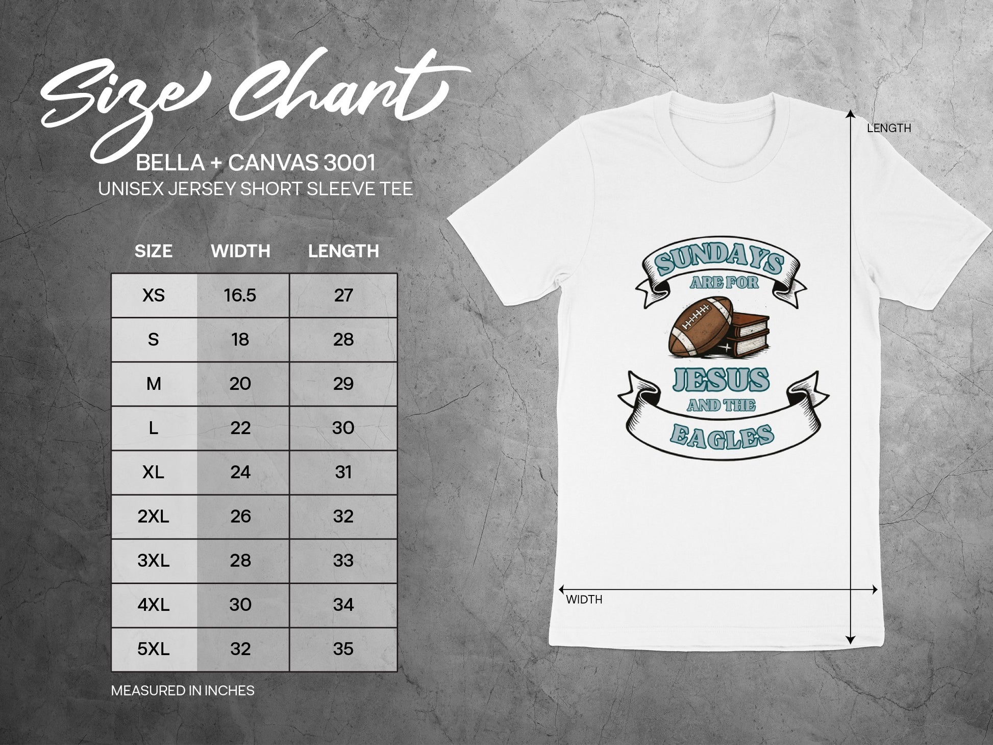 Sundays Are For Jesus And The Eagles Short Sleeve Tee product