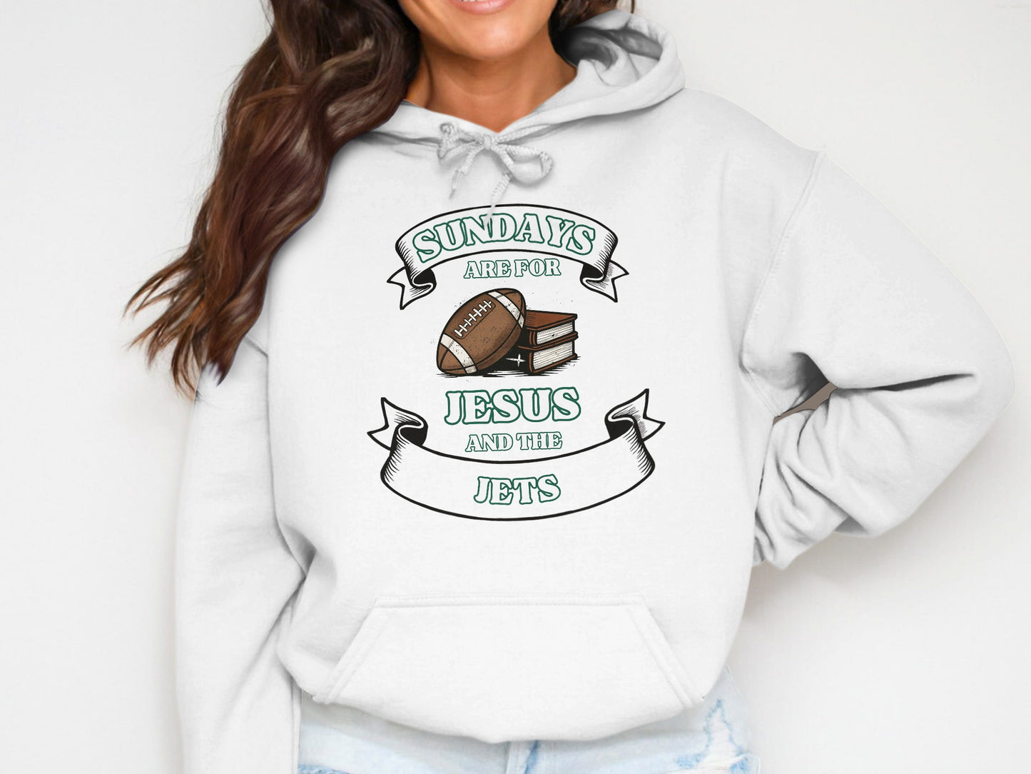 Sundays Are For Jesus And The Jets Hoodie product type