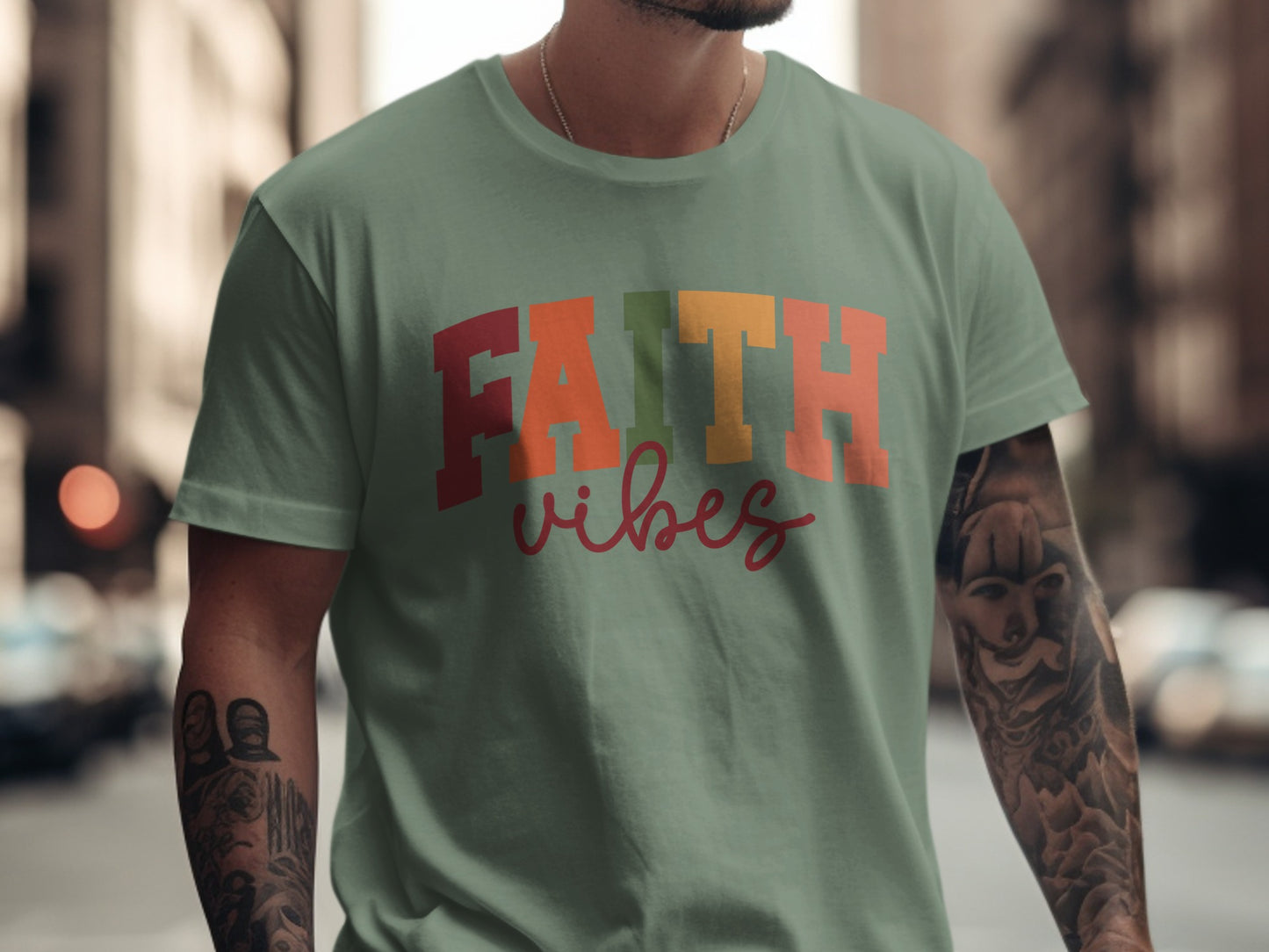 Bold Faith Vibes Graphic Tee for Everyday Style