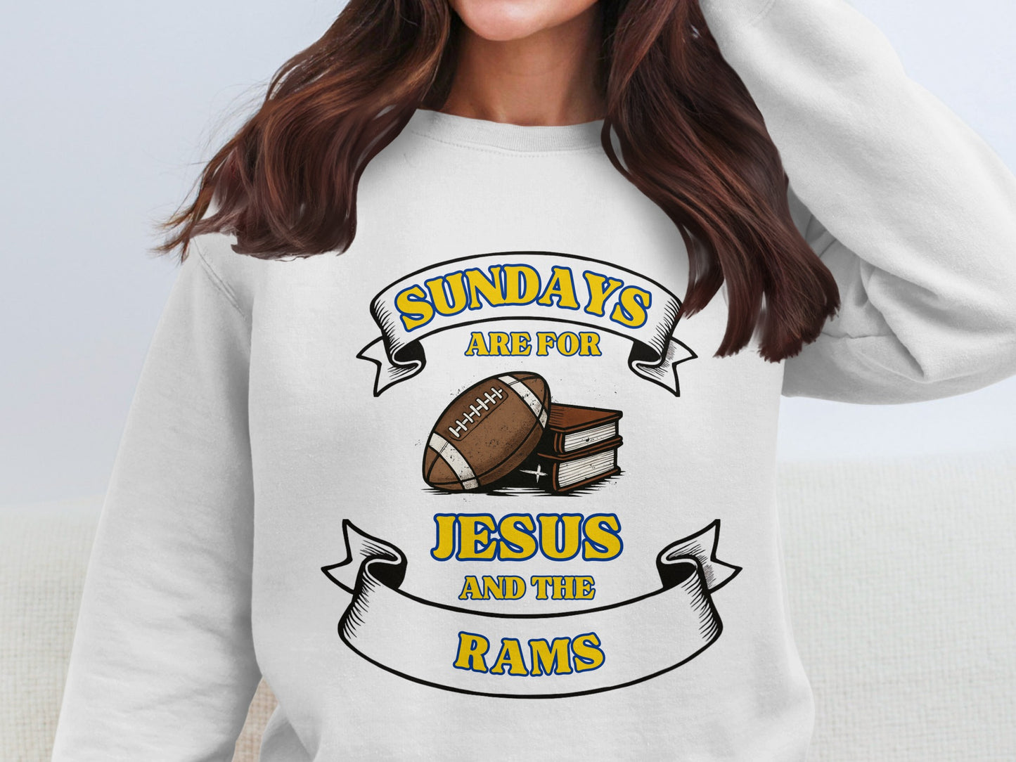 Sundays Are For Jesus And The Rams Sweatshirt Product