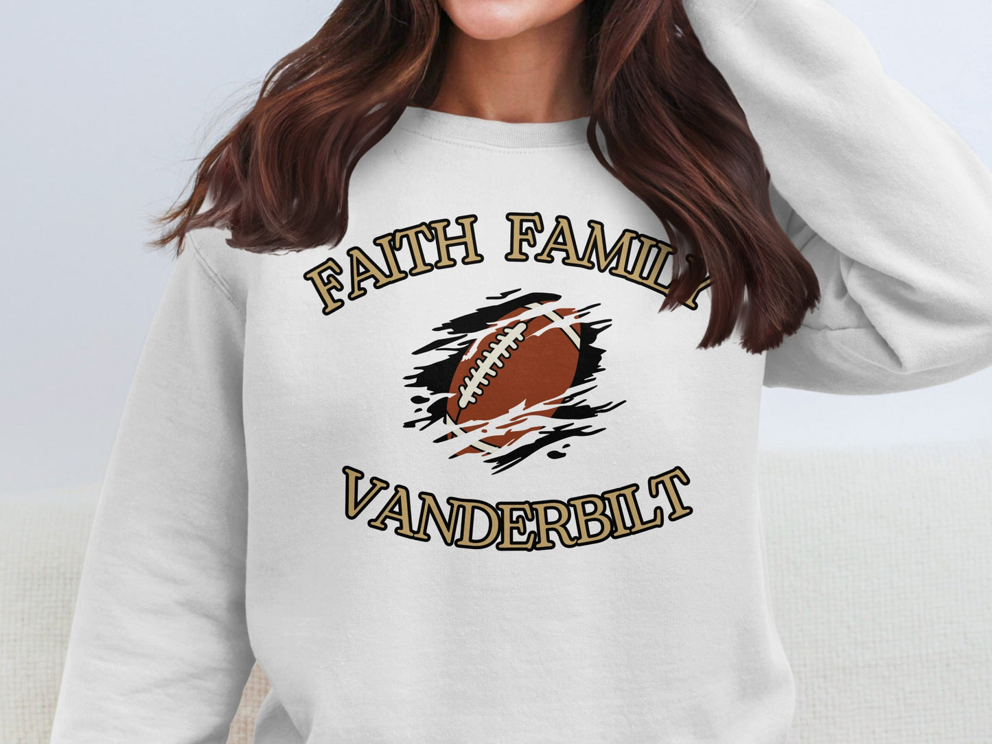Faith Family Vanderbilt Football Sweatshirt product