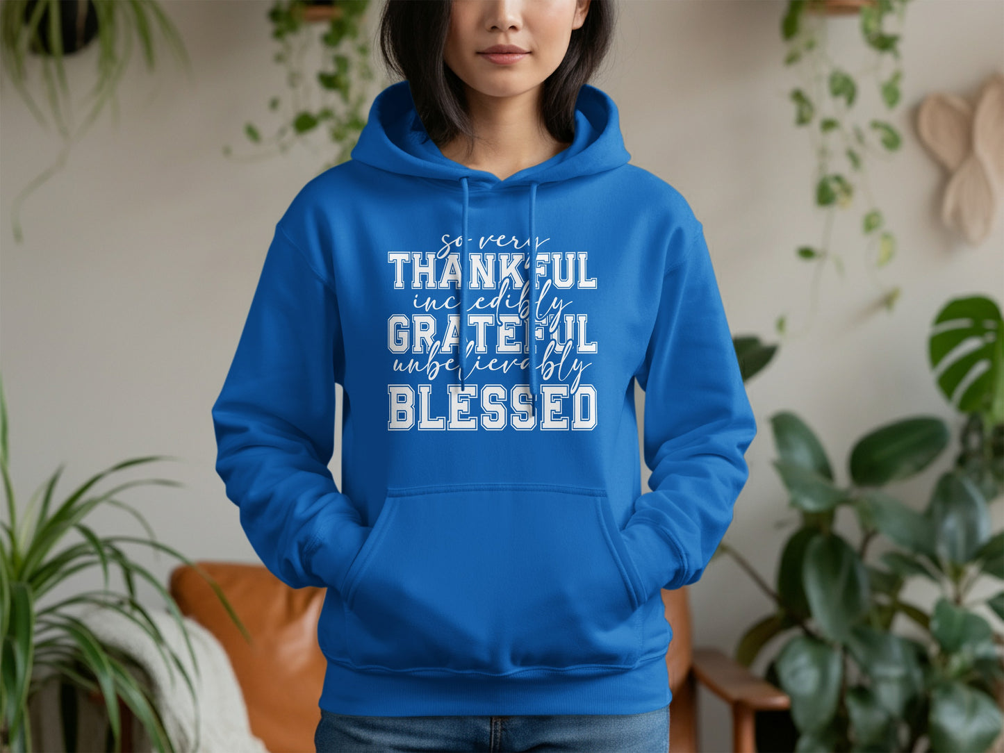 So Very Thankful Grateful Wonderfully Blessed Hoodie