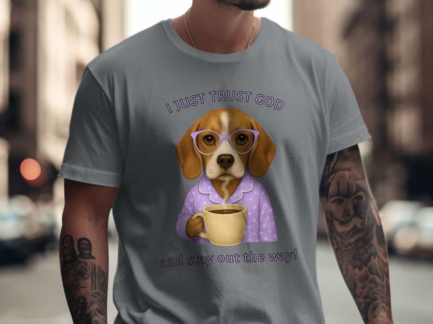 I Just Trust God and Stay Out The Way Graphic Tee