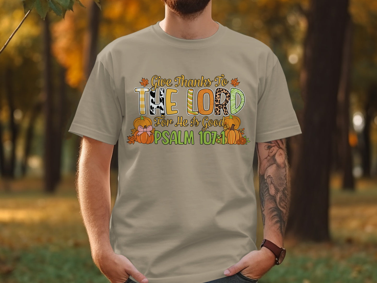 Give Thanks To The Lord Psalm 107 T-shirt product