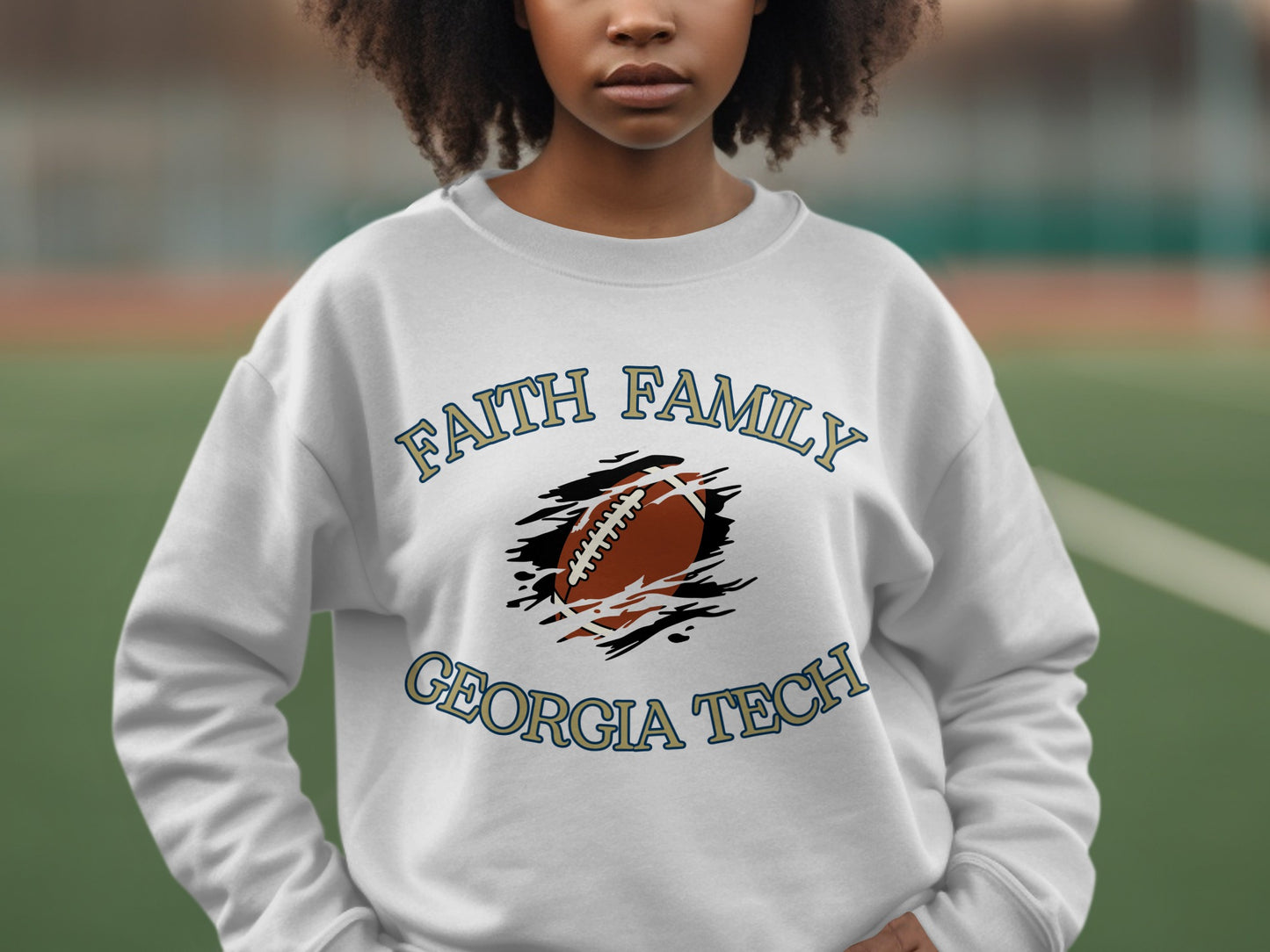 Faith Family Georgia Tech Football Sweatshirt product type