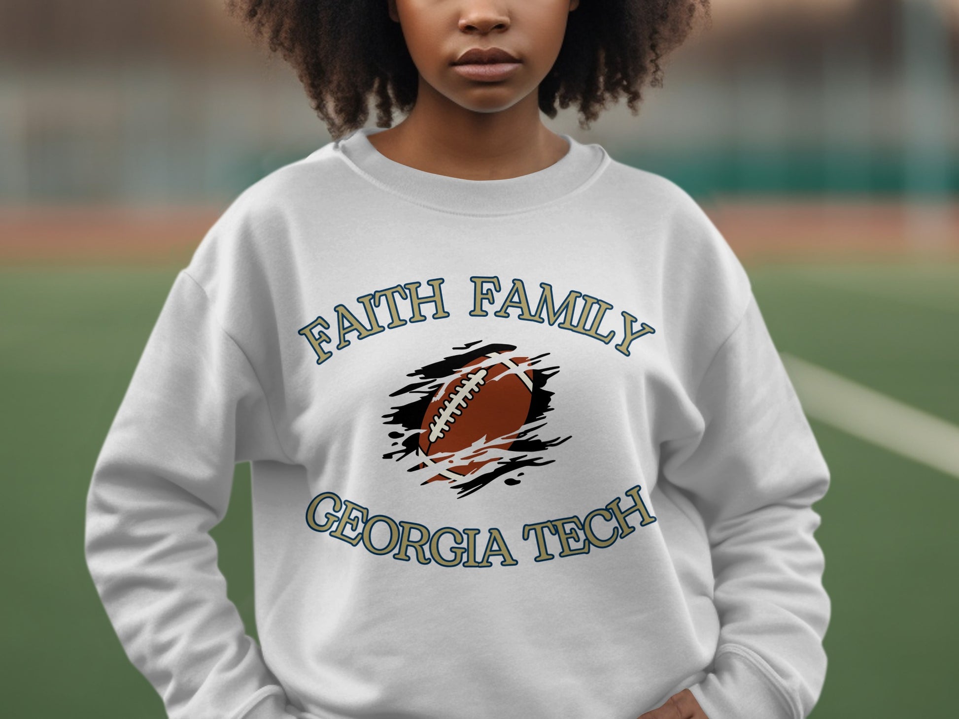 Faith Family Georgia Tech Football Sweatshirt product type