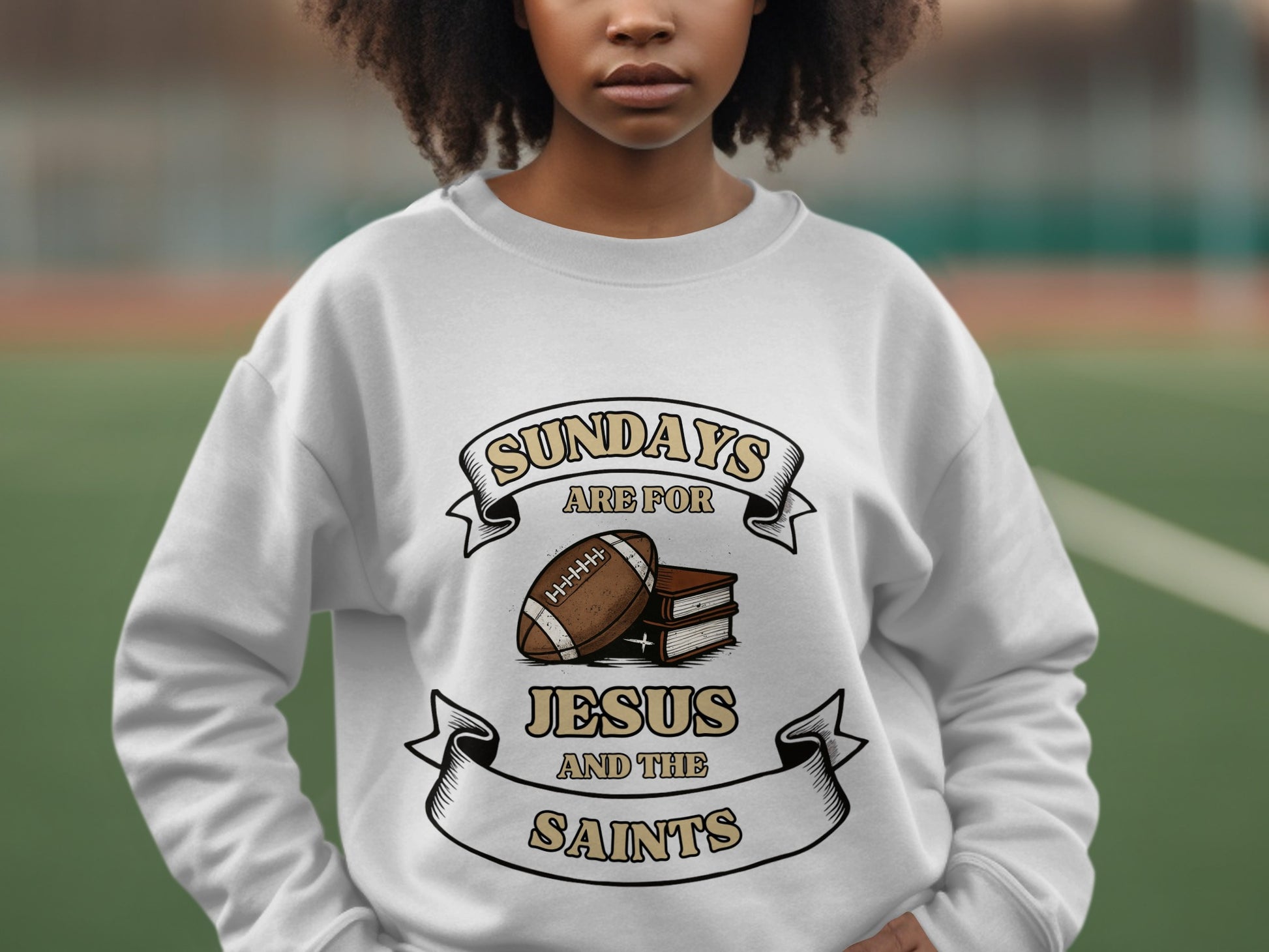 Sundays Are For Jesus And The Saints Sweatshirt Product