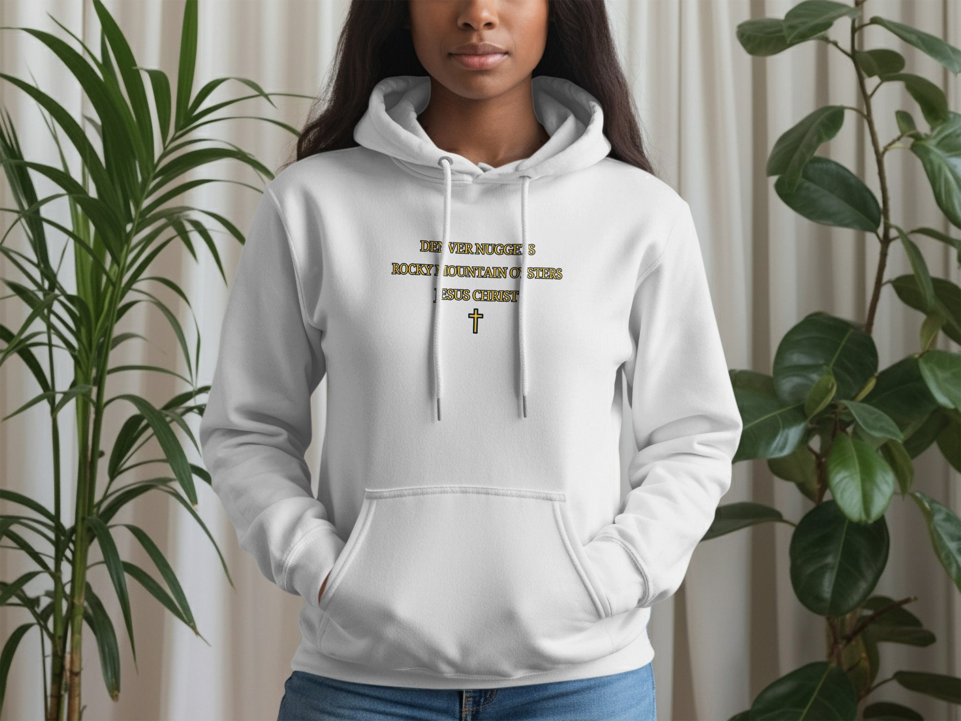 The Influence is Under Gods Christ Unisex pullover hoodie