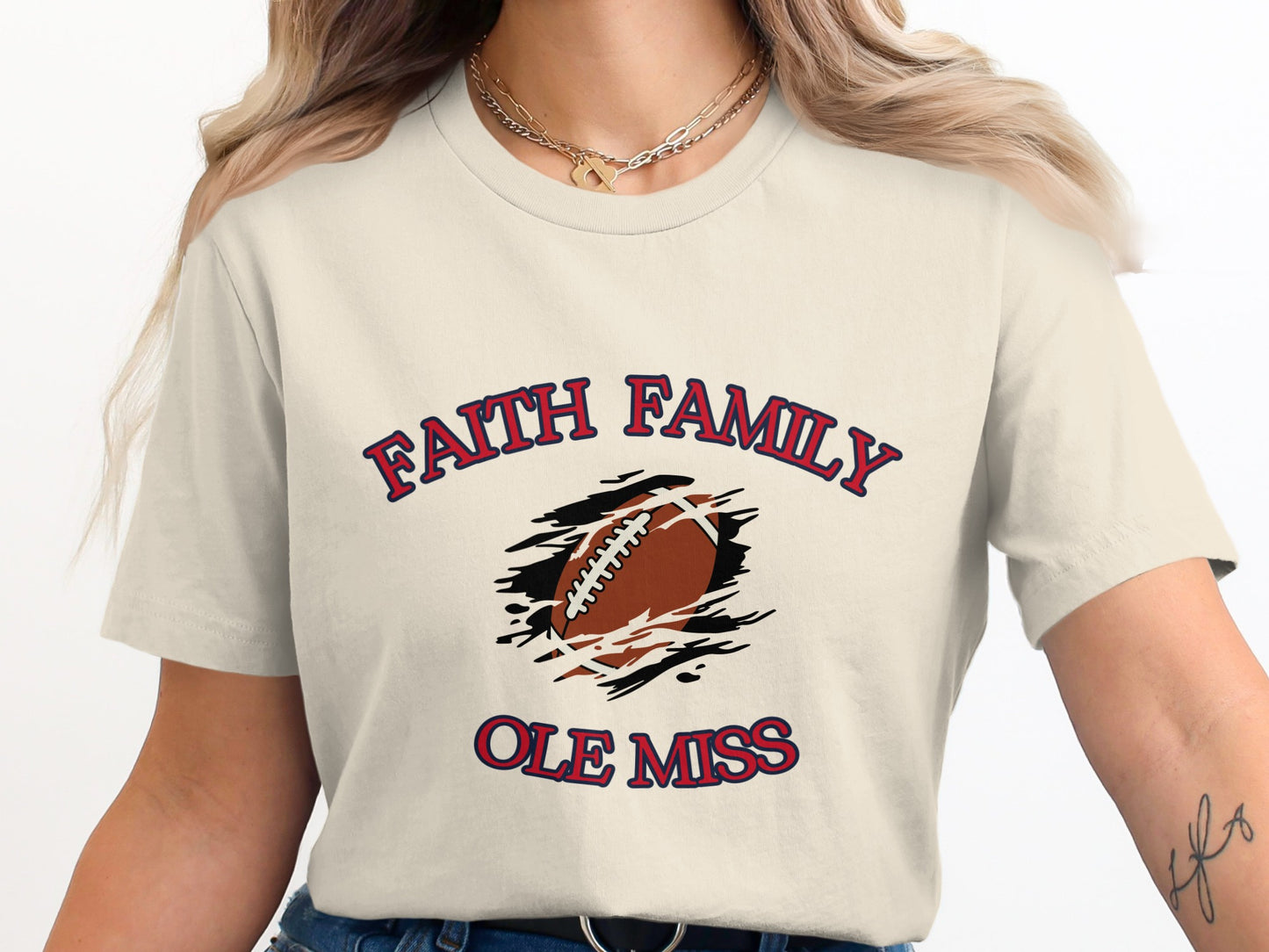 Faith Family Ole Miss Graphic T-shirt