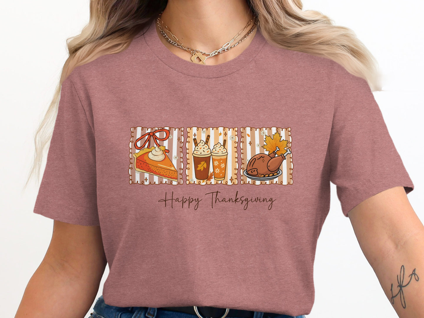 Happy Thanksgiving Graphic Tee Holiday Special