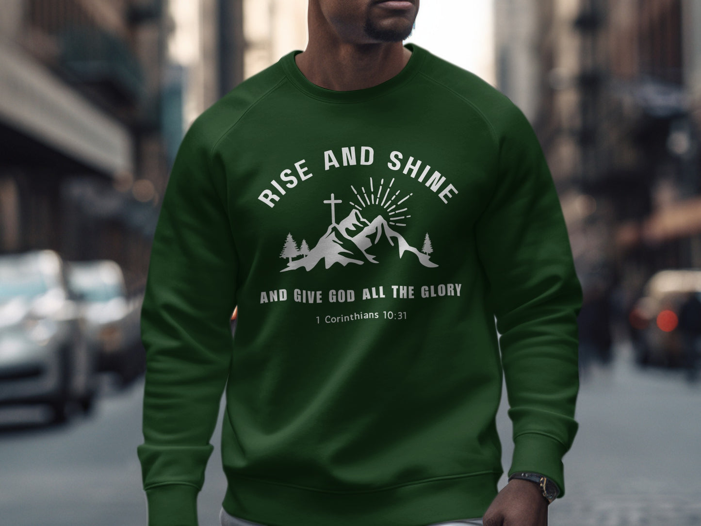 Rise and Shine Give God All the Glory Sweatshirt product type