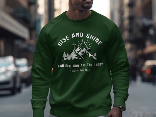 Rise and Shine Give God All the Glory Sweatshirt product type