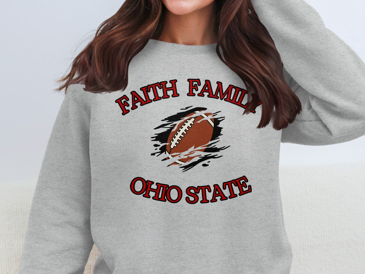 Faith Family Ohio State Football Sweatshirt product type