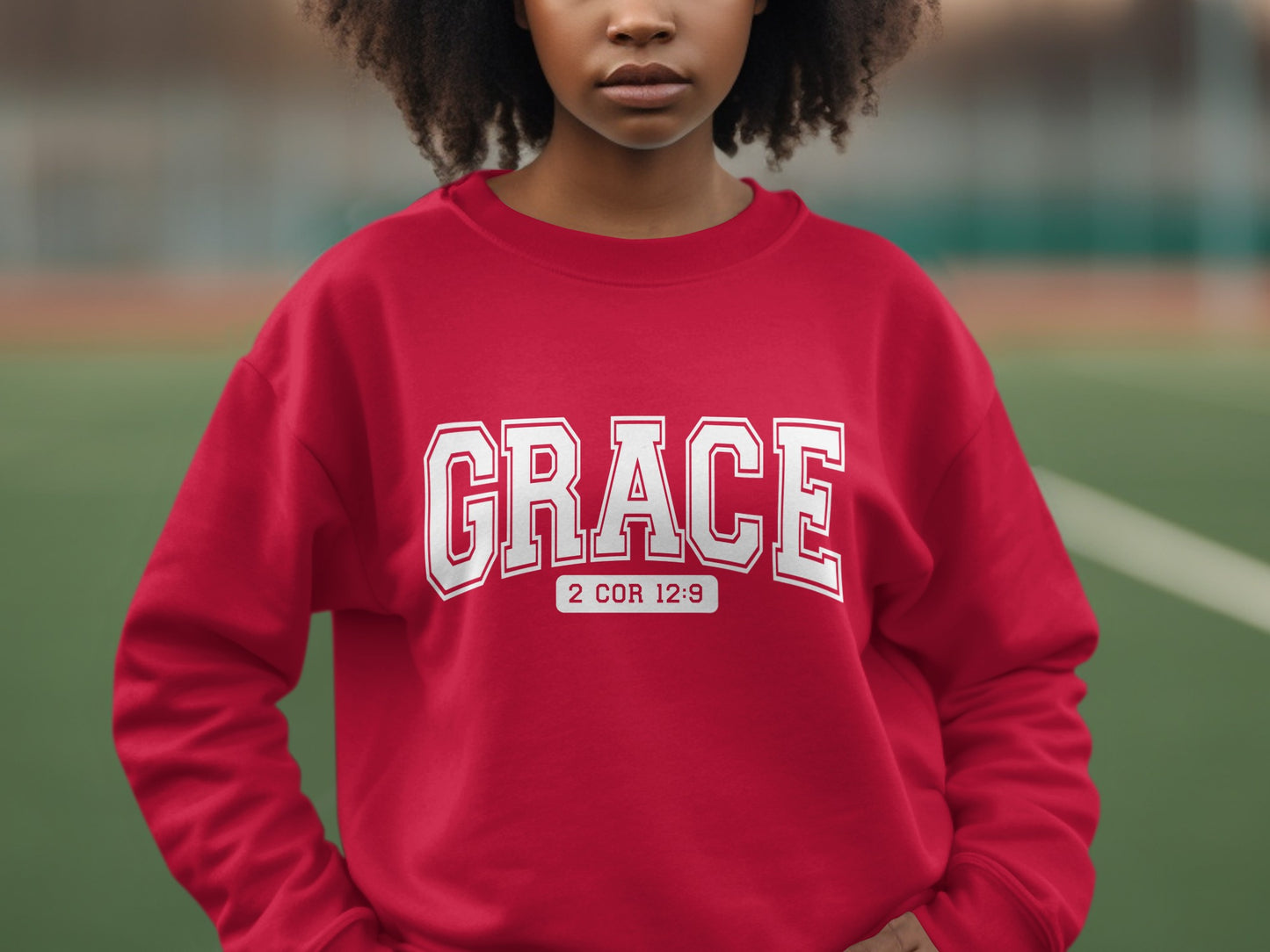 Grace 2 Cor 12:9 Motivational Apparel Product