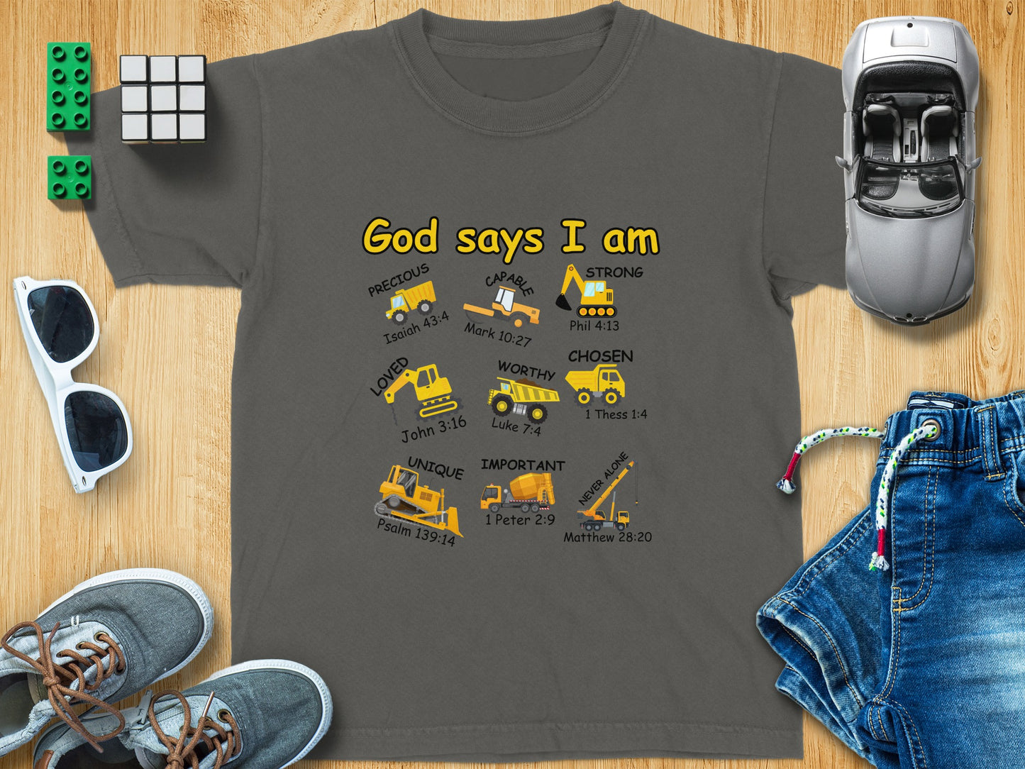 God Says I Am Kids Inspirational T-Shirt