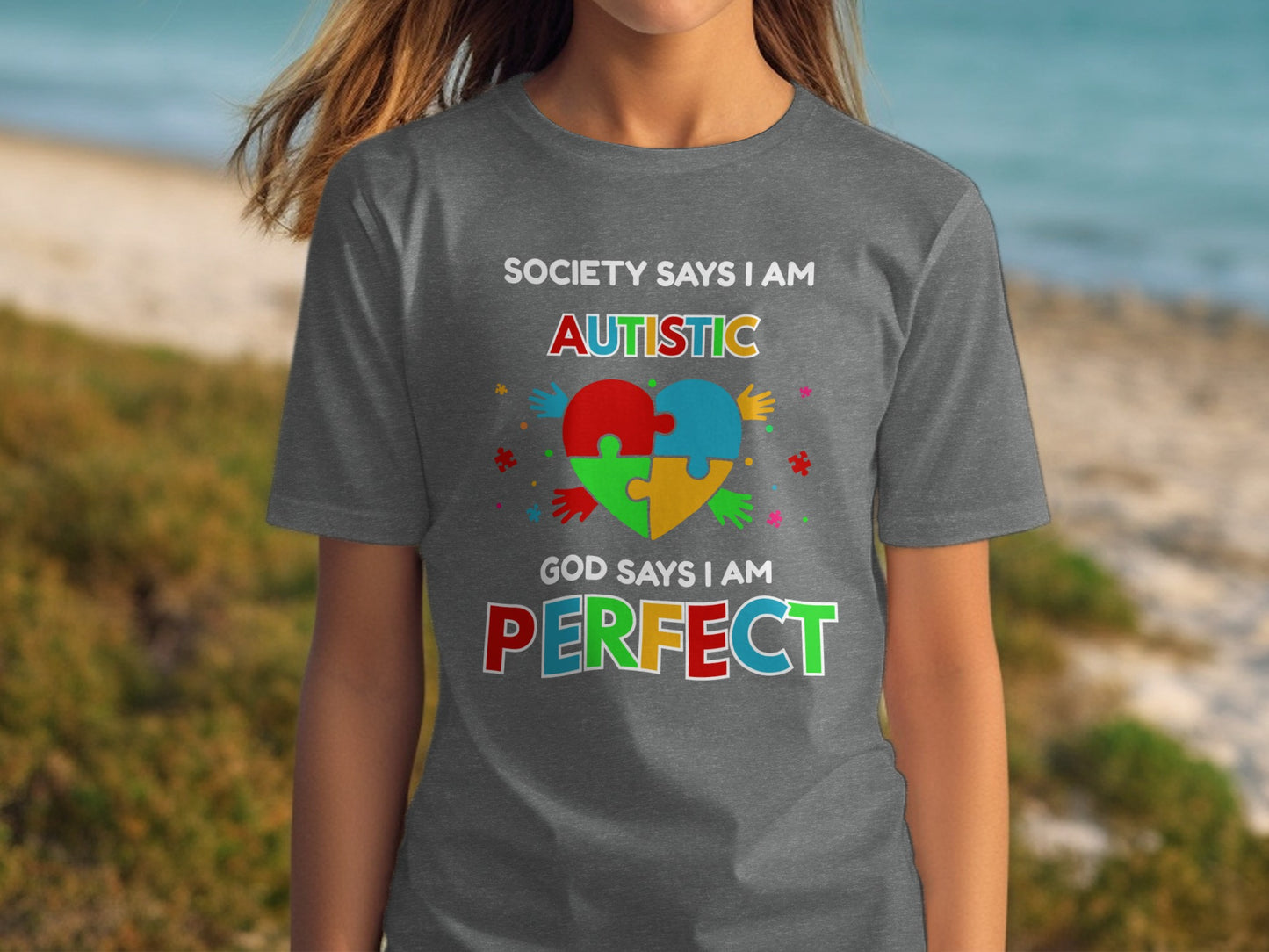 Society Says I Am Autistic God Says I Am Perfect Shirt