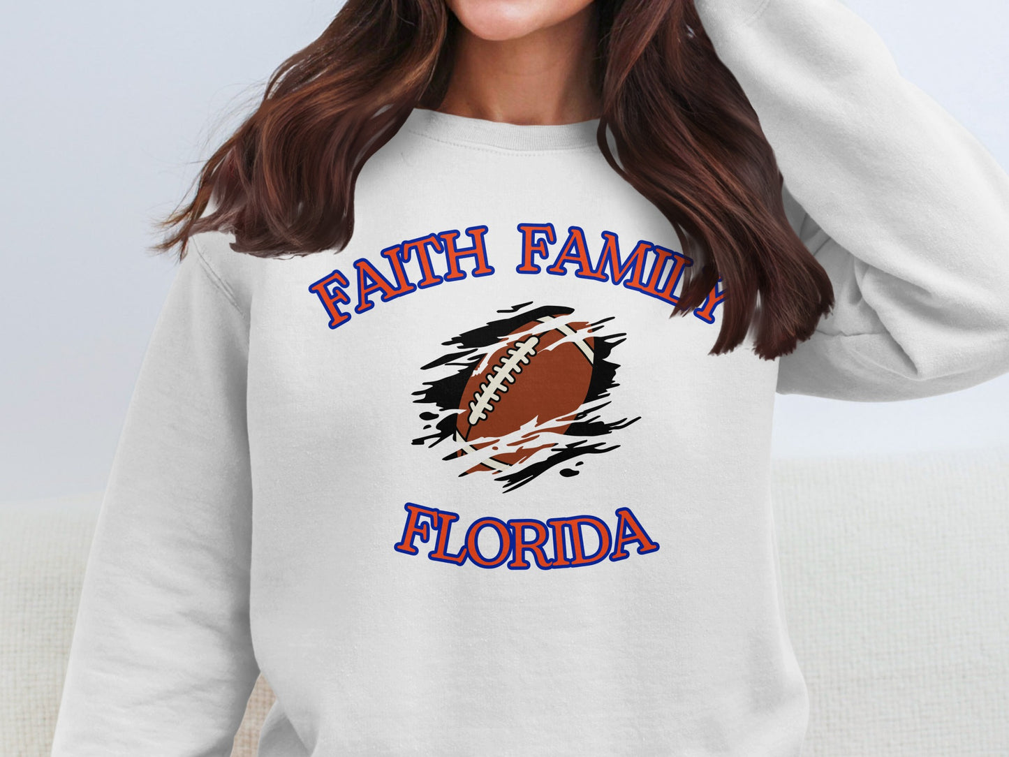 Faith Family Florida Football Unisex Sweatshirt product type