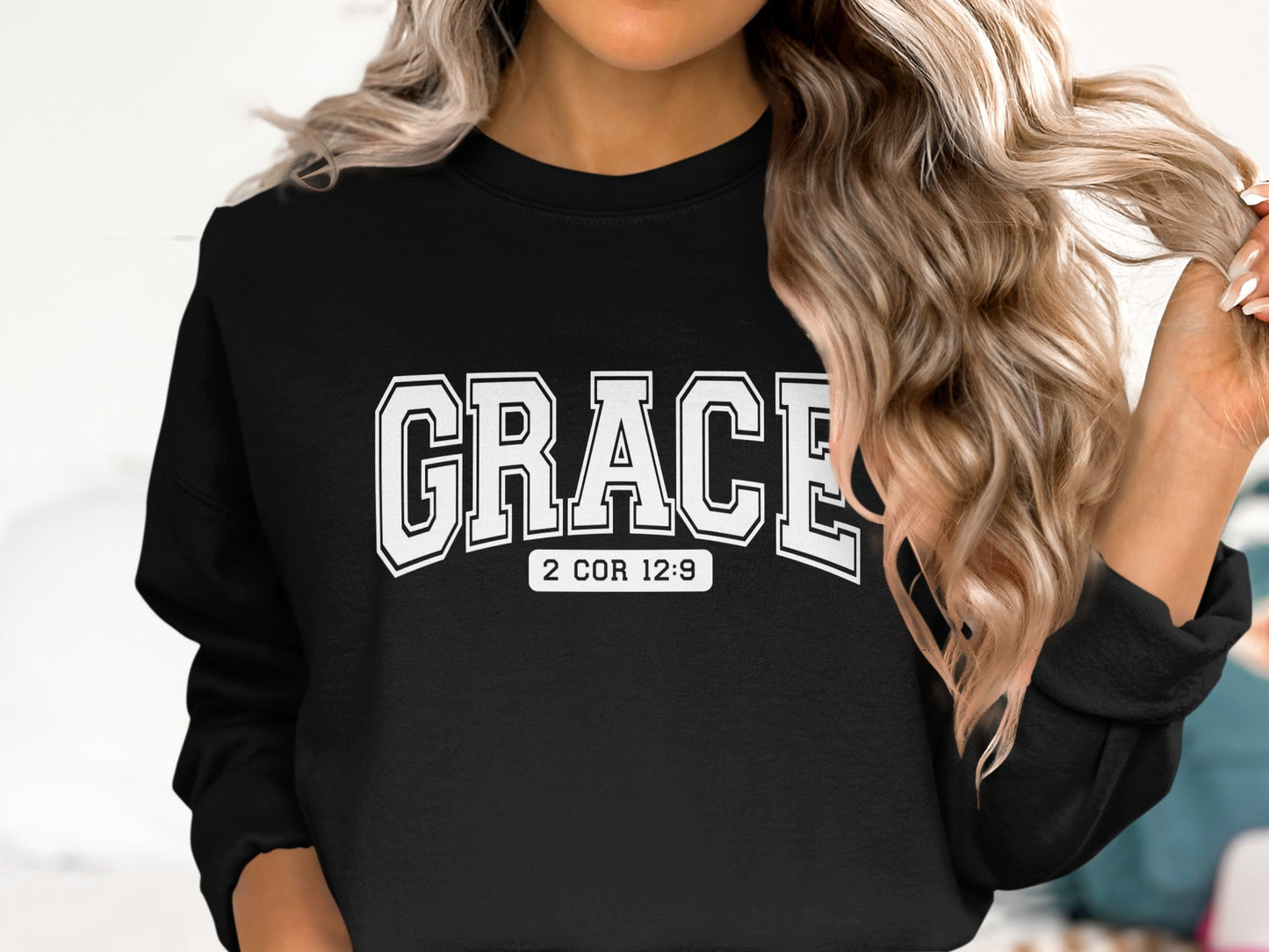 GRACE 2 COR 12:9 Graphic Sweatshirt Classic product