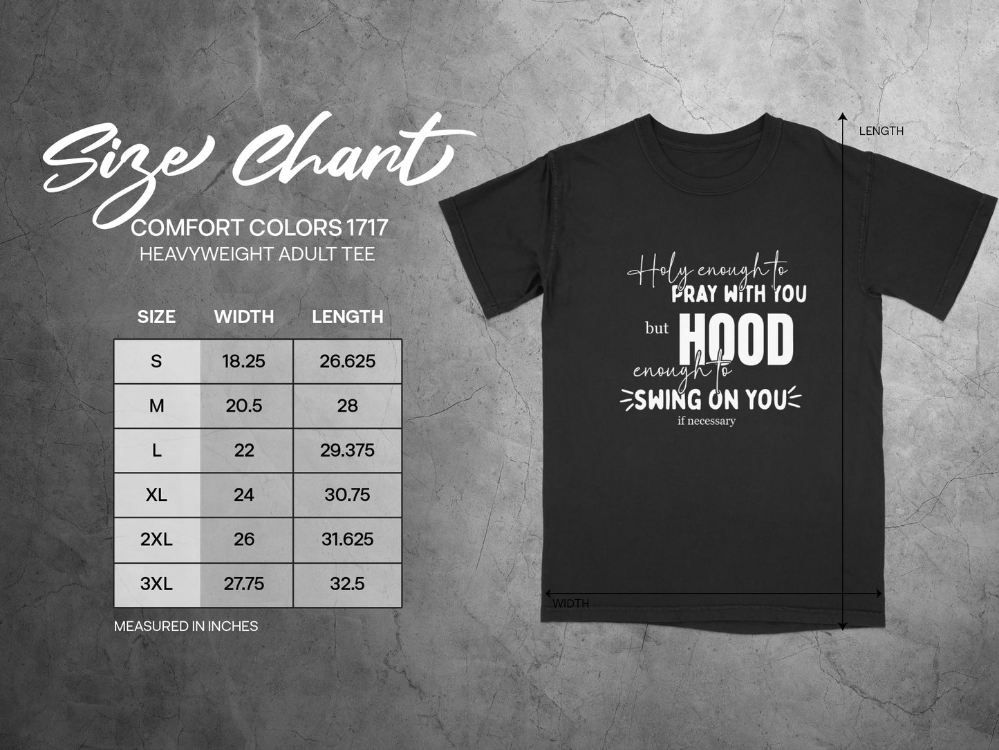 Pray With You But Hood Enough to Swing On You Tee product type