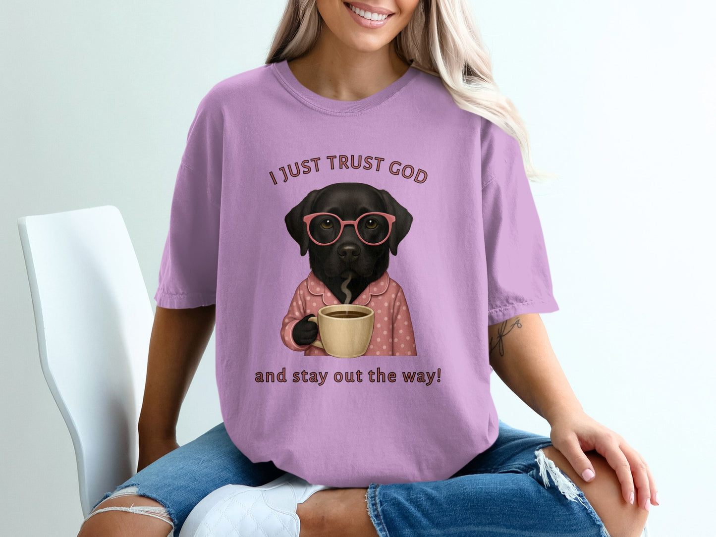 I Just Trust God and Stay Out the Way T-shirt