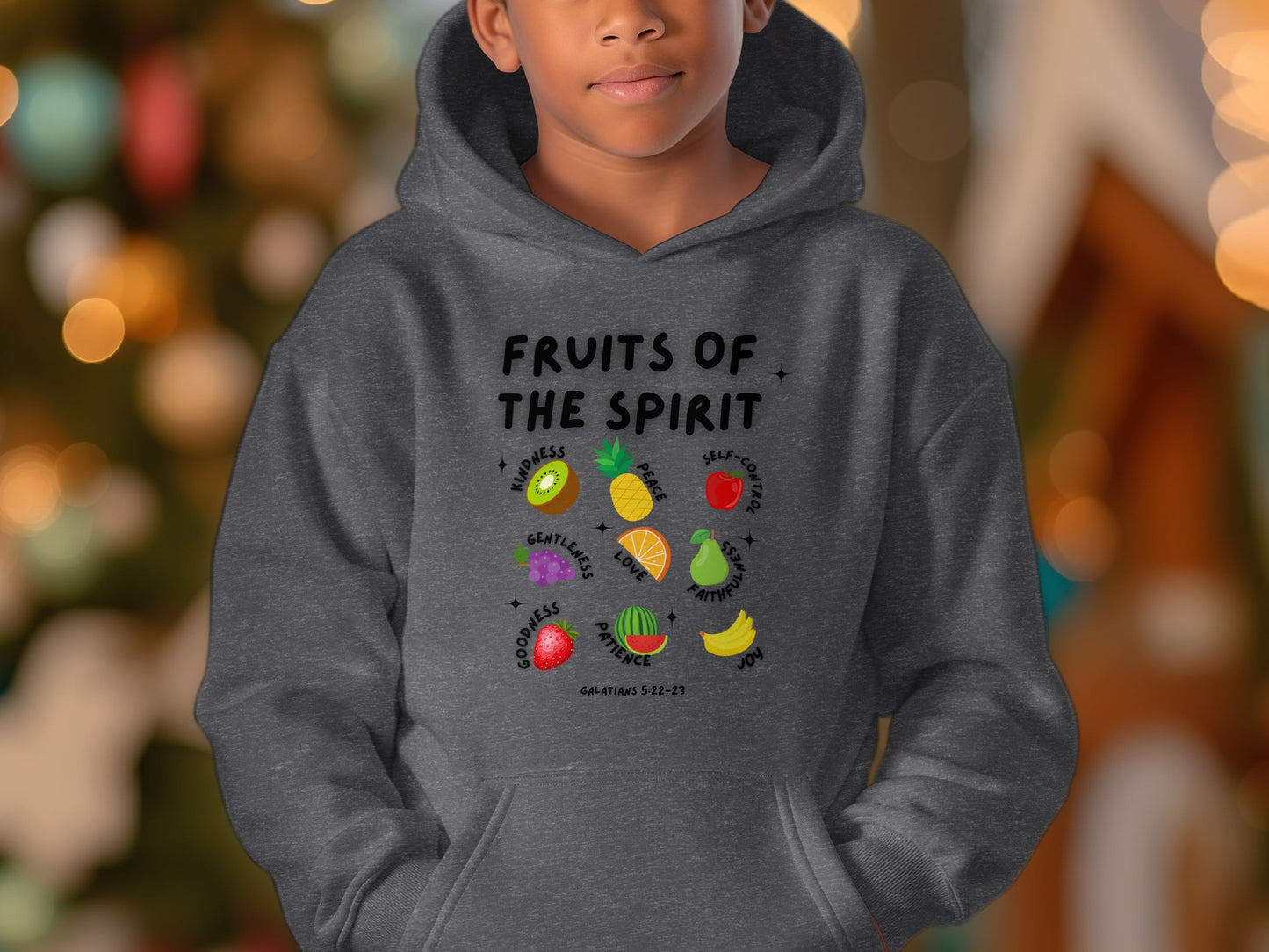 Fruits of The Spirit Graphic Kids Hoodie product