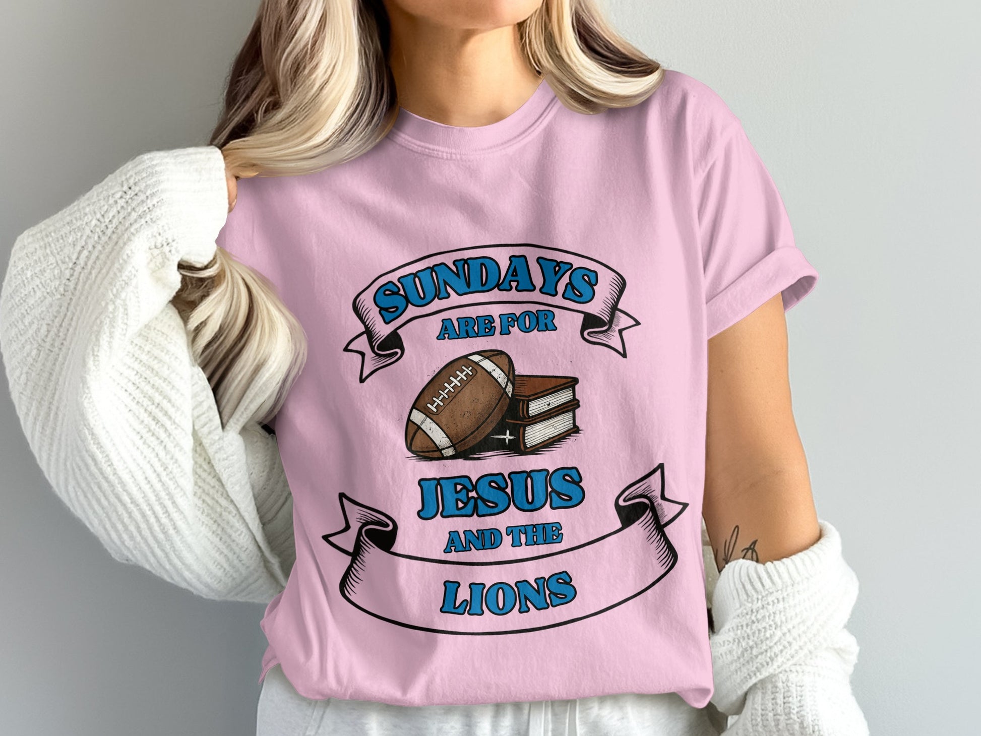 Sundays Are For Jesus And The Lions T-shirt product