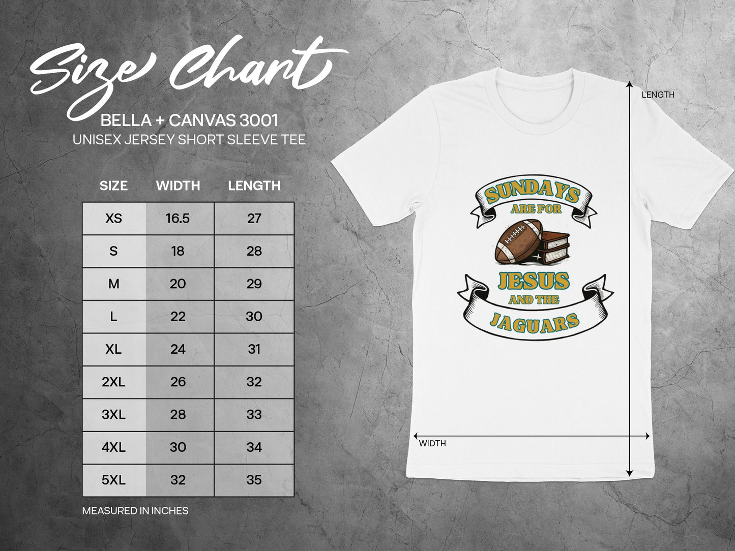 Sundays Are For Jesus and The Jaguars Unisex Product type