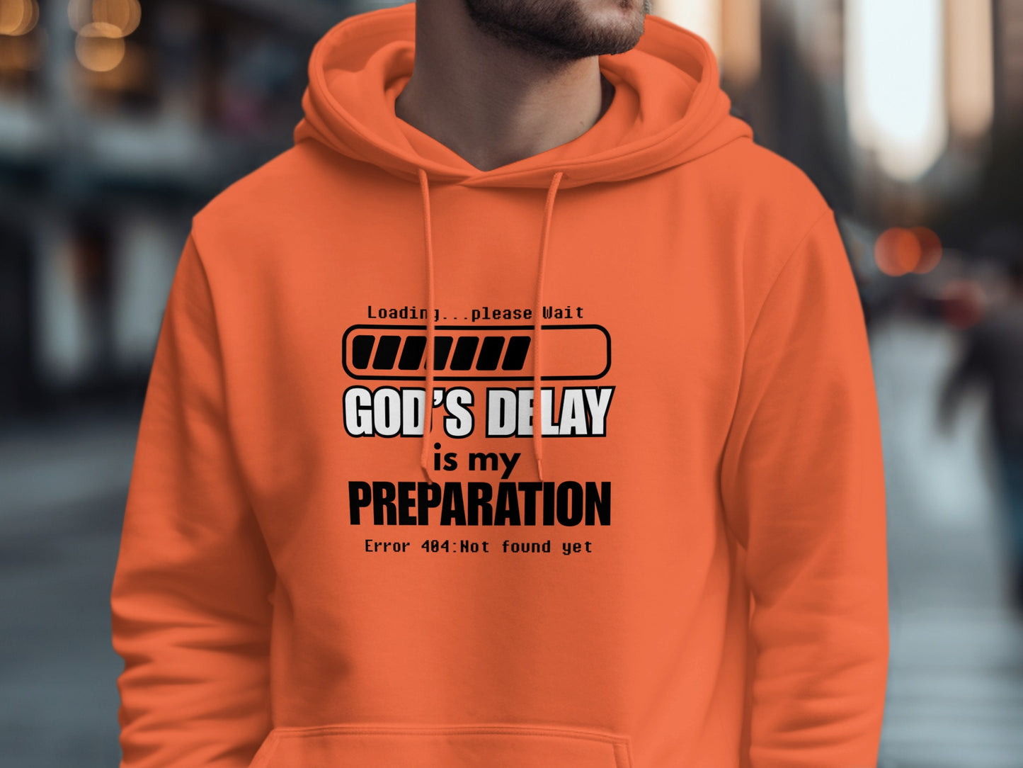 Loading Please Wait God's Delay Preparation Hoodie product