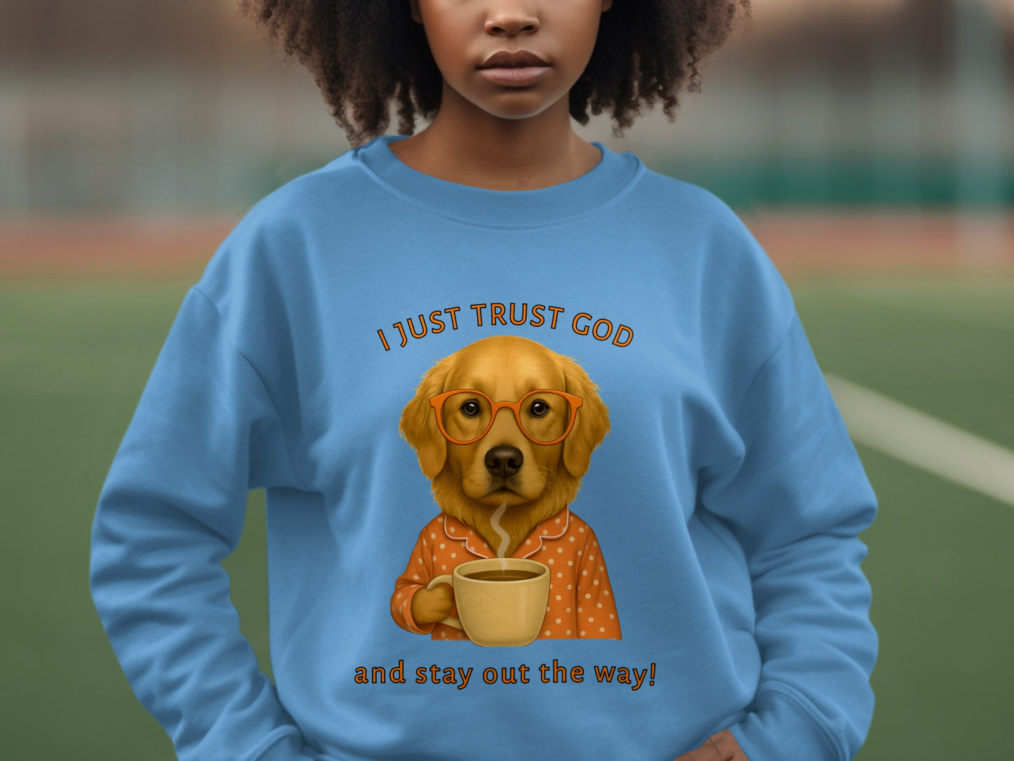 I Just Trust God and Stay Out the Way graphic shirt